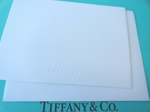 New tiffany one note card - &,